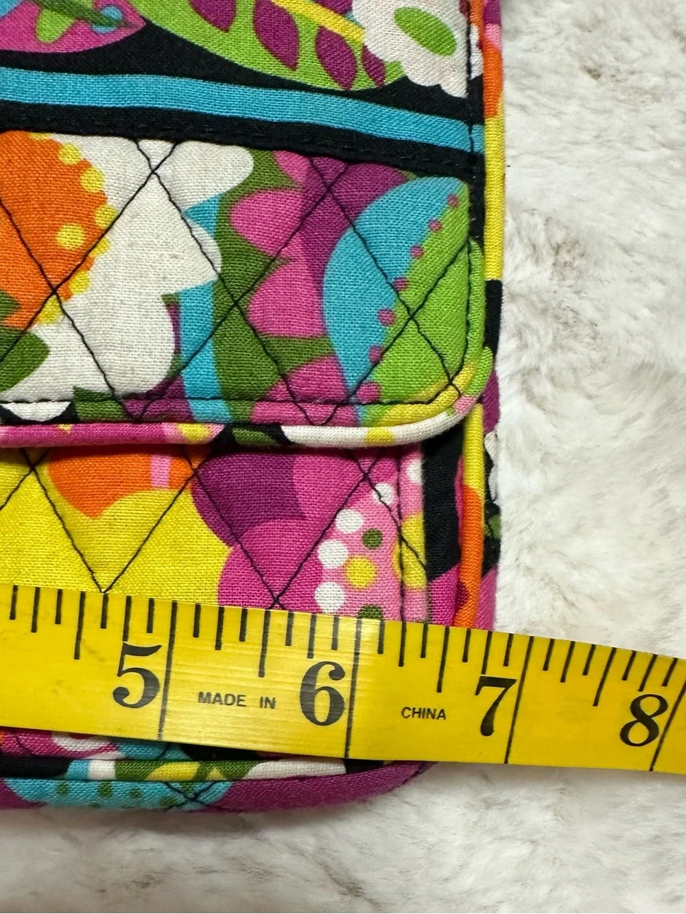 Vera Bradley Pink Multi Quilted Floral Crossbody Bag